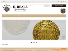 Tablet Screenshot of ilrealecollezionismo.it